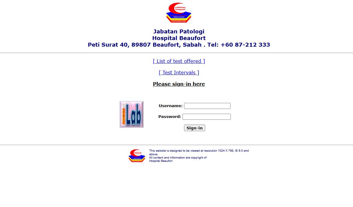 iLab - Hospital Beaufort